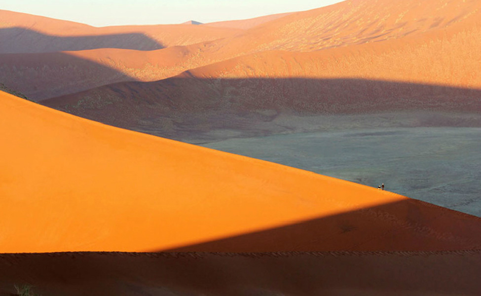 Namibia View from Dune 45 at dawn